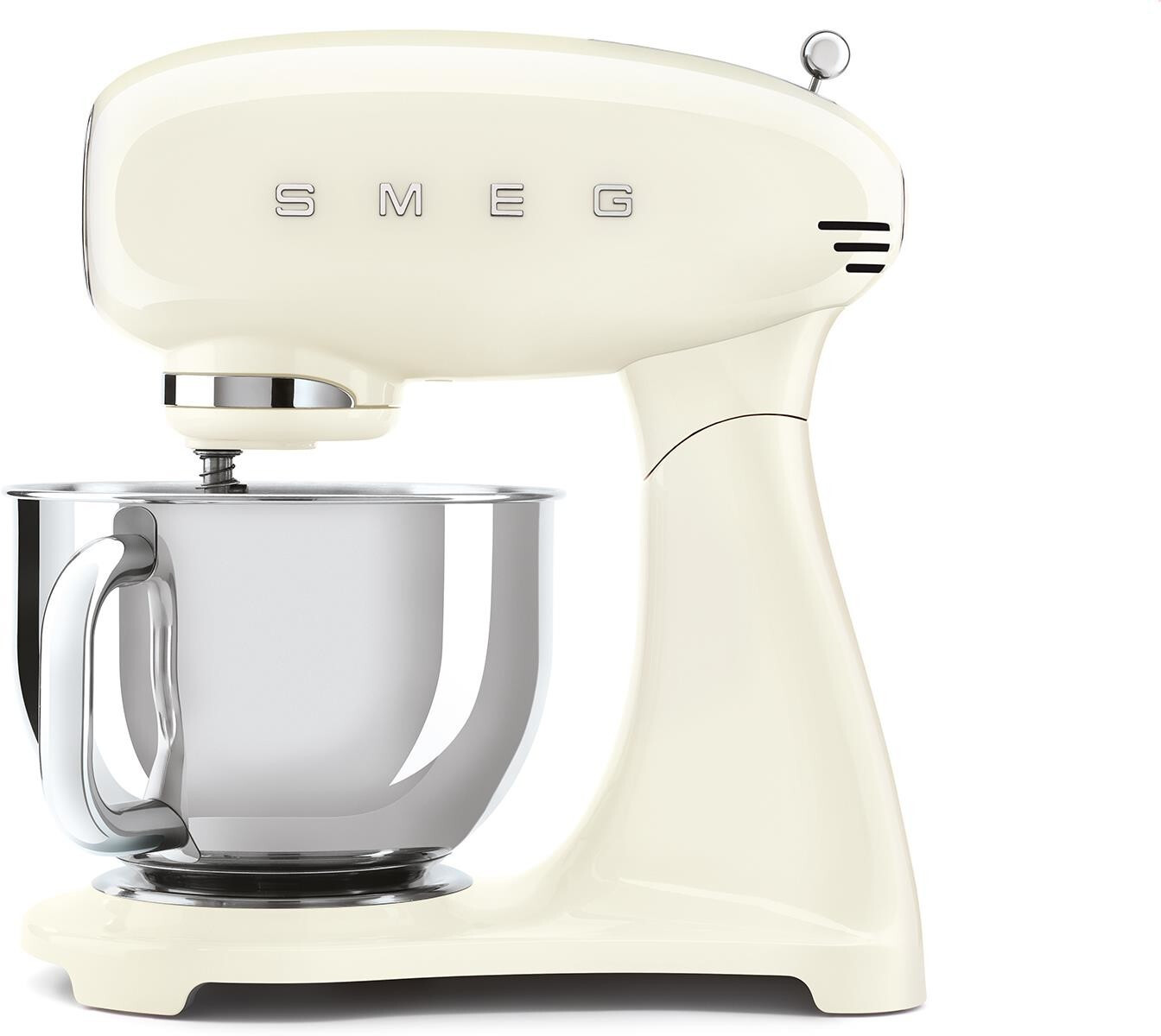 غذا ساز حرفه ای اسمگ ایتالیا مدل SMEG SMF03CREU  | چندکاره با کاسه استیل 4.8 لیتری | رنگ کرم | طراحی کلاسیک